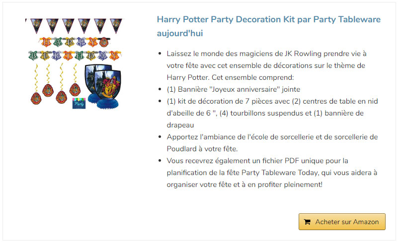 décoration-harry-potter